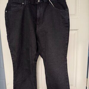 The Original Cheeky Jean by Everlane.  Size 35.  Highrise.  Black